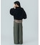 VOLUME SLEEVE ZIP UP TOP