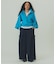 VOLUME SLEEVE ZIP UP TOP