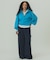 VOLUME SLEEVE ZIP UP TOP