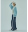 KNIT VOLUME SLEEVES TOP