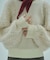 KNIT VOLUME SLEEVES TOP