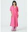 SLIT NECK S/S DRESS