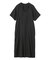 SLIT NECK S/S DRESS