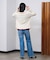 RUFFLED KNIT CARDIGAN