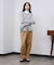 RUFFLED KNIT CARDIGAN
