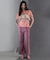 JACQUARD FLARE PANTS