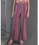 JACQUARD FLARE PANTS