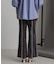 JACQUARD FLARE PANTS
