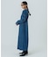 DENIM VOLUME SLEEVE DRESS
