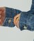 DENIM VOLUME SLEEVE DRESS