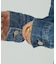 DENIM VOLUME SLEEVE DRESS