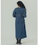 DENIM VOLUME SLEEVE DRESS