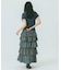 CHECK TIERED SKIRT