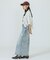 DAMEGE DENIM SKIRT