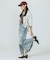 DAMEGE DENIM SKIRT
