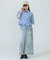 DAMEGE DENIM SKIRT
