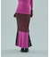 MULTICOLOR RIB KNIT SKIRT