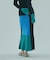 MULTICOLOR RIB KNIT SKIRT