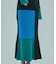 MULTICOLOR RIB KNIT SKIRT