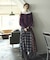 PLEATED LONG SKIRT
