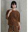 CHIGNON ベロアメッシュTシャツ