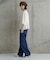 CHIGNON ベロアメッシュTシャツ