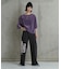 CHIGNON ベロアメッシュTシャツ