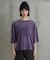 CHIGNON ベロアメッシュTシャツ