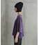 CHIGNON ベロアメッシュTシャツ