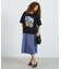 REGIMENTAL STRIPE SKIRT GRAPHIC DRESS