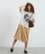 REGIMENTAL STRIPE SKIRT GRAPHIC DRESS