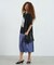 REGIMENTAL STRIPE SKIRT GRAPHIC DRESS