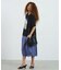 REGIMENTAL STRIPE SKIRT GRAPHIC DRESS