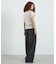 LACE SLEEVE GRAPHIC TOP