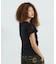 LACE SLEEVE GRAPHIC TOP