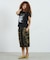 LACE SLEEVE GRAPHIC TOP