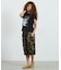 LACE SLEEVE GRAPHIC TOP