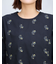 刺しゅう入りラッフルブラウス