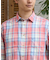 先染めチェックシャツ