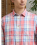 先染めチェックシャツ