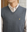 無地Vネックベスト