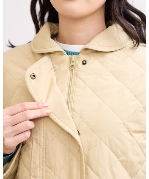 キルトロングコート｜ゴールデンベアの通販｜&mall（アンドモール