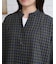 麻混チュニックシャツ