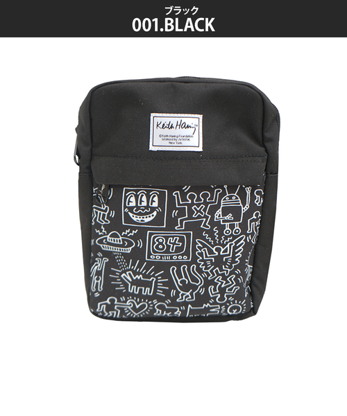 15804ショルダーバッグ 縦型[KeithHaring][キースヘリング]｜タッシュ