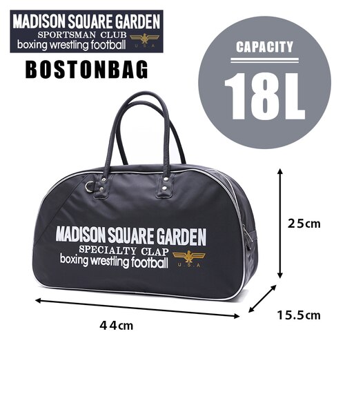 MADISON SQUARE GARDEN ボストンバッグ ボストンバッグ メンズ ストリート 人気 USB ミディアムボストン