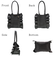 CL240361FAKE LEATHER FRILL BAG [THEATRE PRODUCTS][シアタープロダクツ]