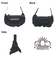 CL240859NYLON FRILL ROUND SHOULDER BAG -M-  [THEATRE PRODUCTS][シアタープロダクツ]