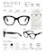 GUCCI メガネ レディースワイドスクエア リサイクルアセテートフレーム ブラック GG2202O-005