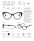 GUCCI メガネ レディース キャットアイ リサイクルアセテートフレーム ブラック GG2208O-005