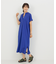 【大人のいちまんワンピ】シルケット天竺スキッパーワンピース